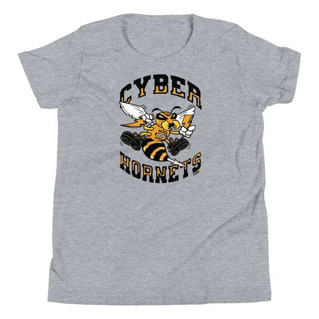 Wear the Swarm ? Cyber Hornets apparel: the mascot beyond the screen.